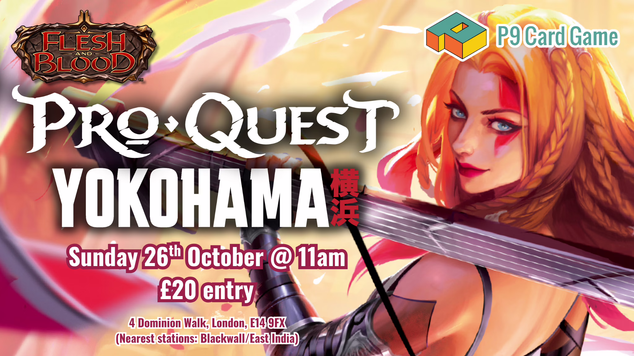 PQ Post P9 Card Game London