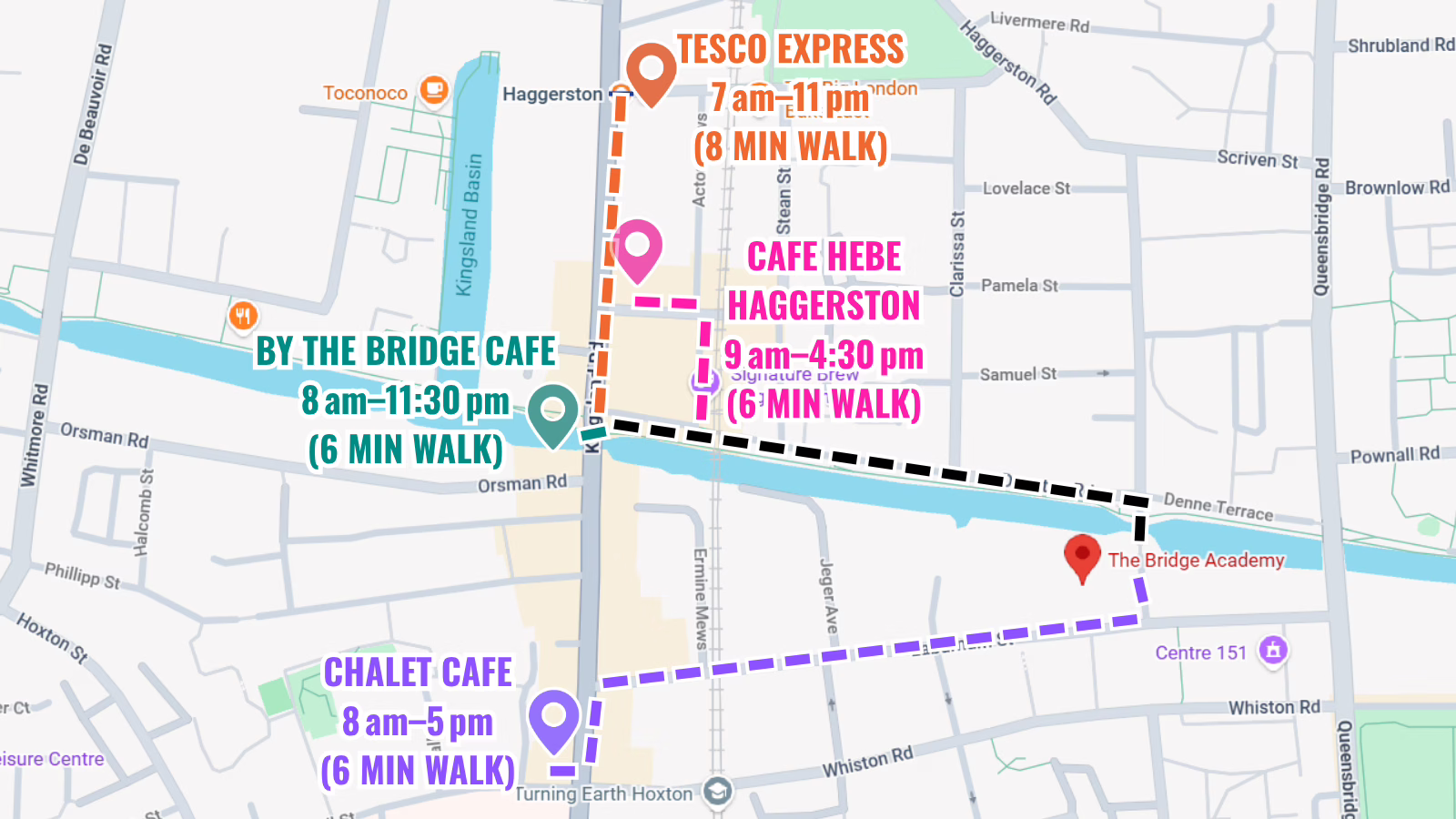 THE BRIDGE ACADEMY MAP P9 Card Game London